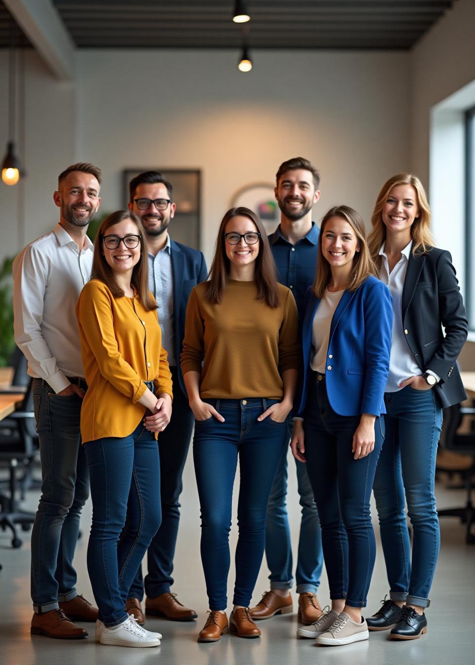 Photo équipe entreprise